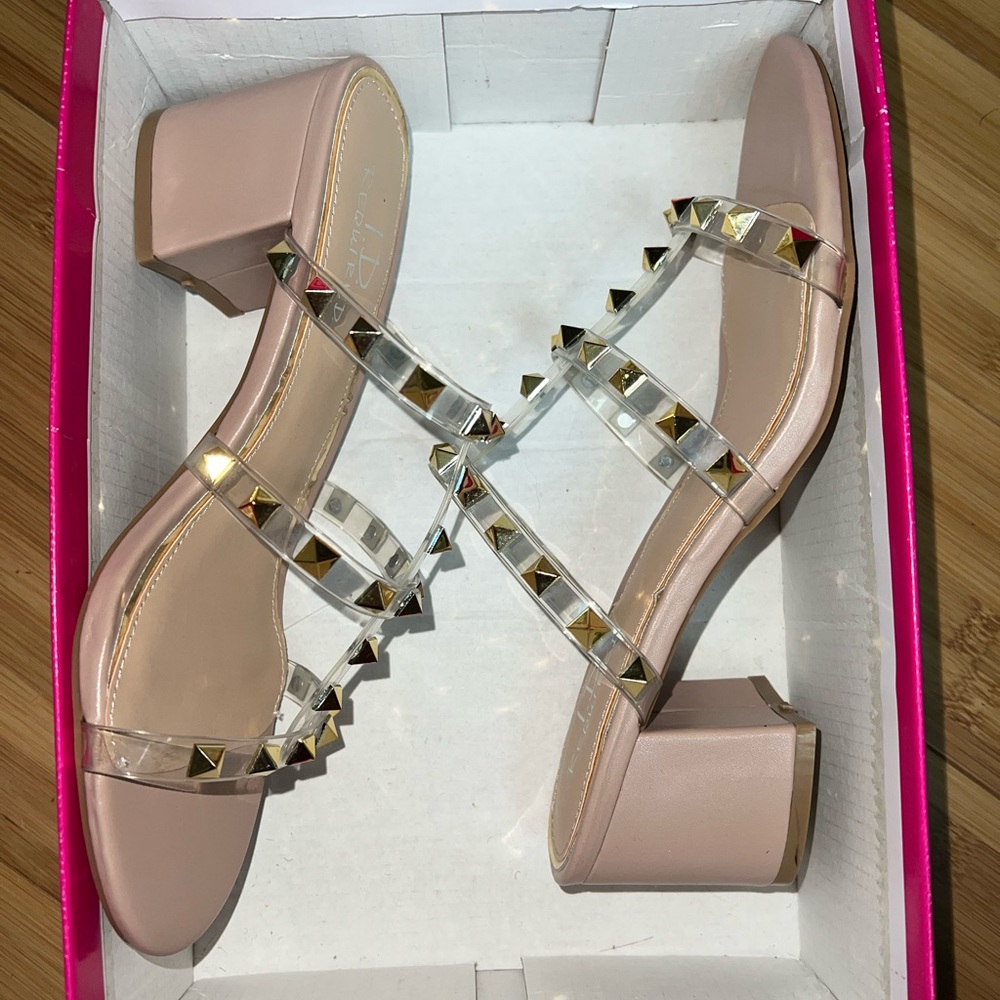Brand new chunky heeled sandals